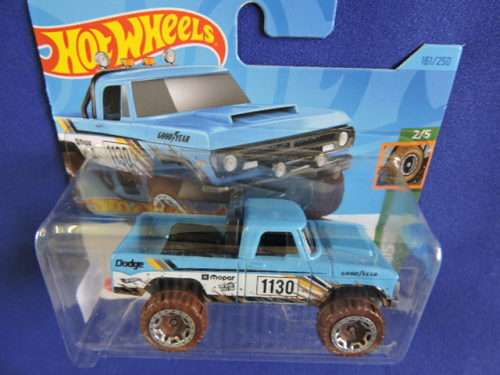 Hot Wheels DODGE POWER WAGON ( Blue # 1130 )