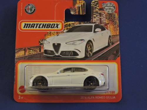 Matchbox ALFA ROMEO Giulia ( White ) Like Hot Wheels