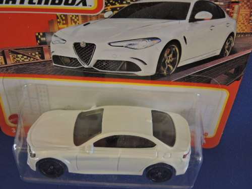 Matchbox ALFA ROMEO Giulia ( White ) Like Hot Wheels