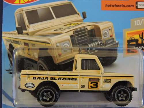 Hot Wheels Land Rover Series 111 Pick up ( Beige # 03 )