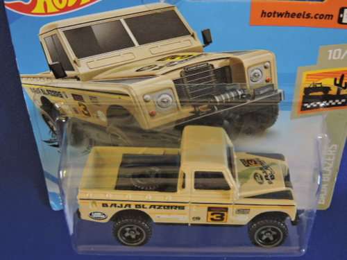 Hot Wheels Land Rover Series 111 Pick up ( Beige # 03 )