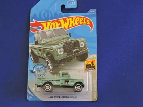 Hot Wheels Land Rover Series 111 Pick up ( Teal #3 )