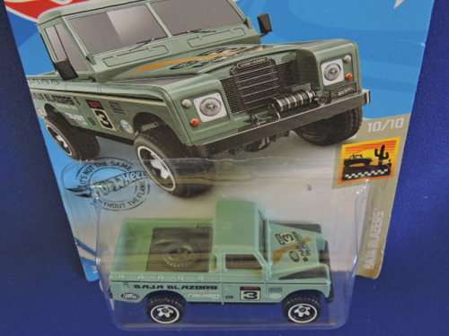 Hot Wheels Land Rover Series 111 Pick up ( Teal #3 )