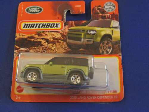 Matchbox Land Rover Defender 90  ( Green )  Like Hot Wheels