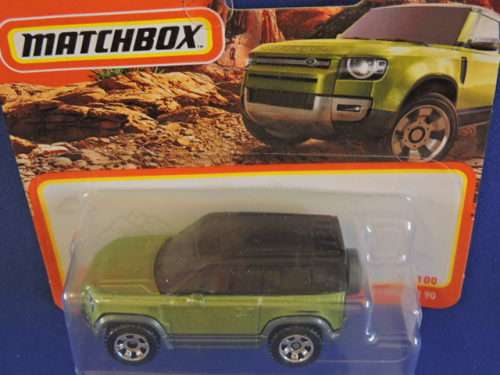 Matchbox Land Rover Defender 90  ( Green )  Like Hot Wheels