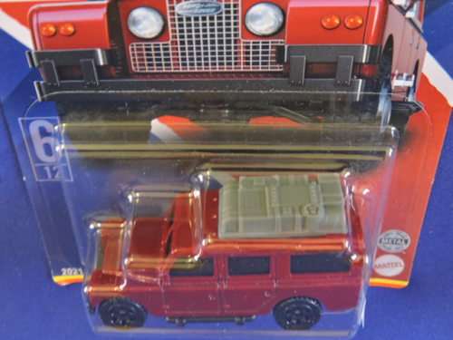 Matchbox Land Rover Series 11 Safari  ( UK 6/12 )  Like Hot Wheels