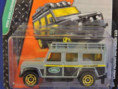 Matchbox Land Rover Defender 110 ( Grey )  Like Hot Wheels