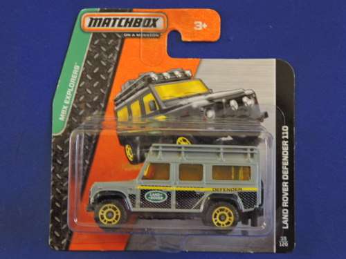 Matchbox Land Rover Defender 110 ( Grey )  Like Hot Wheels