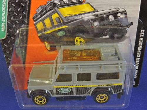 Matchbox Land Rover Defender 110 ( Grey )  Like Hot Wheels