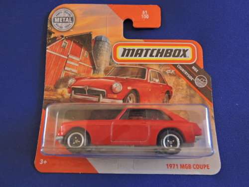Matchbox MGB GT Coupe  ( Red ) Like Hot Wheels