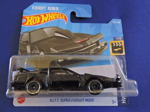 Hot Wheels KITT Super Persuit mode Knight Rider ( Black Screen Time ).