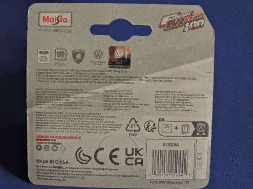 Maisto Volkswagen VW Kombi  ( Orange ) Like Hot Wheels like Matchbox