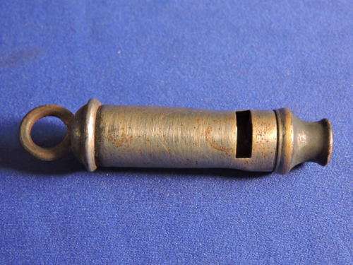 Vintage WHISTLE with engraving SAP  S A P