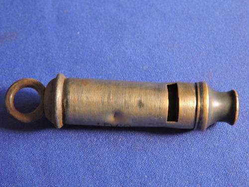 Vintage WHISTLE with engraving SAP  S A P