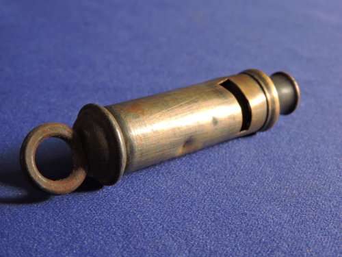 Vintage WHISTLE with engraving SAP  S A P