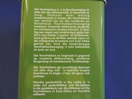 Vintage Afrikana Paul Kruger Voortrekker Koffie Blik Coffee Tin