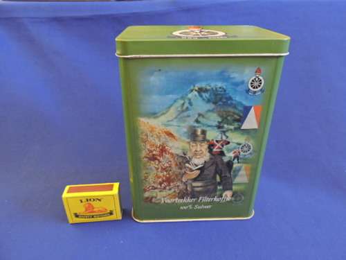 Vintage Afrikana Paul Kruger Voortrekker Koffie Blik Coffee Tin