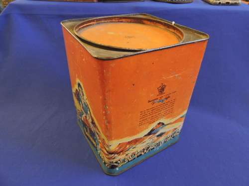 Vintage Afrikana Boervrou Koffie Blik  Coffee Tin