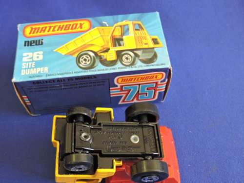 Matchbox New 26 SITE DUMPER Mint in Box  Like Hot Wheels