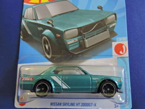 Hot Wheels NISSAN Skyline HT 2000 GT-X ( Turquoise ) Like Datsun