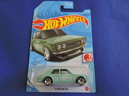 Hot Wheels DATSUN 510 (  Teal ) Like Nissan