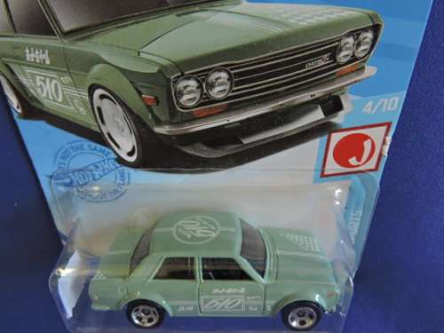 Hot Wheels DATSUN 510 (  Teal ) Like Nissan