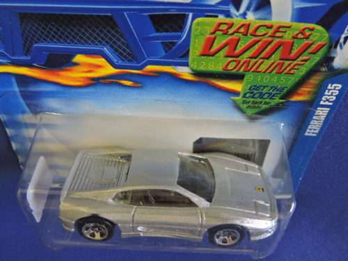 Hot Wheels  FERRARI F355 ( Silver ) Full metal.  ( 23 YEARS OLD )