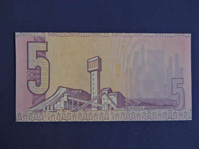 South African Reserve Bank R5 Five Rand Bank note CL Stals Replacement Note XX