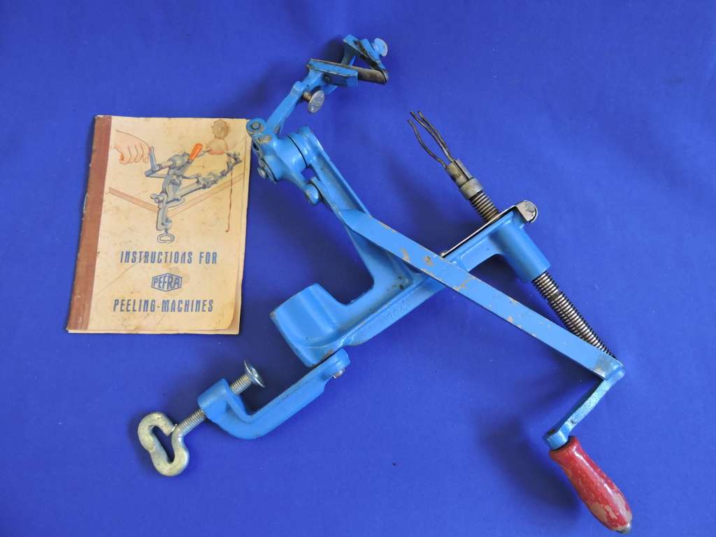 Vintage PEFRA Pealing machine The original peach peeler. Boxed with instructions.