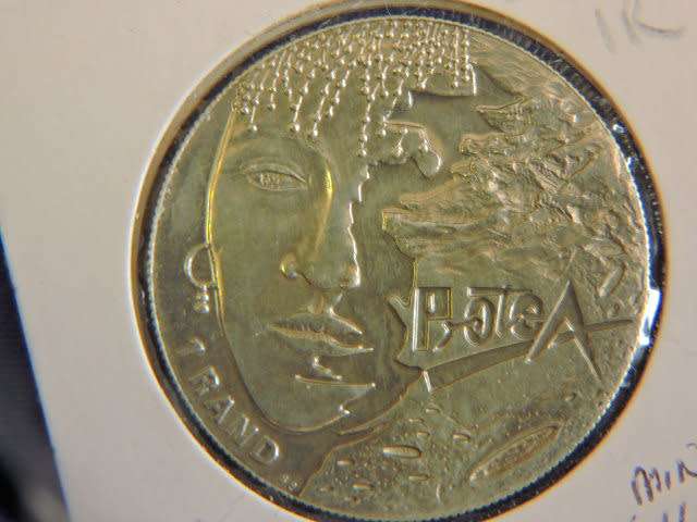UNC 1997 Protea R1 Silver Coin  Women  Low mintage coin