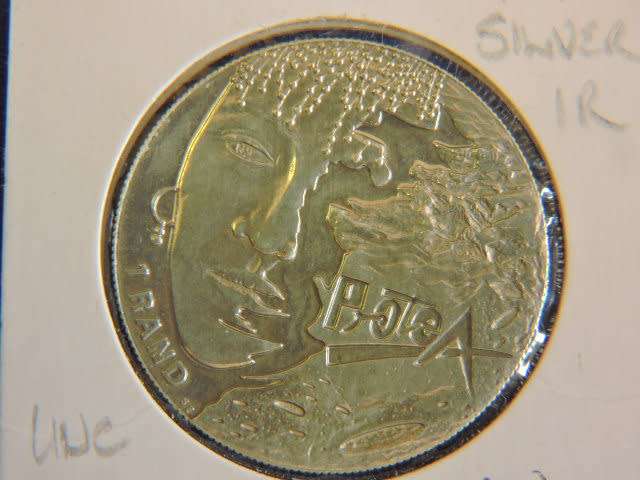 UNC 1997 Protea R1 Silver Coin  Women  Low mintage coin