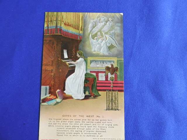 Gates of the West #1 Postcard Bamforth Christian Postcard C1909 posted 23 Dec 1911