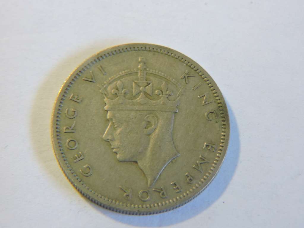 1947 Southern Rhodesia 1 Shilling coin