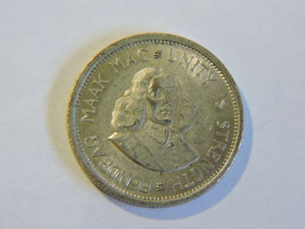 1964 SA 10 cent Silver coin  # Excellent condition #