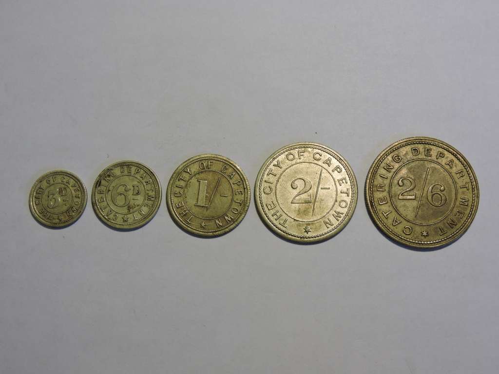 City of Cape Town Catering Department TOKEN like coin 3d - 2 1/2 shilling