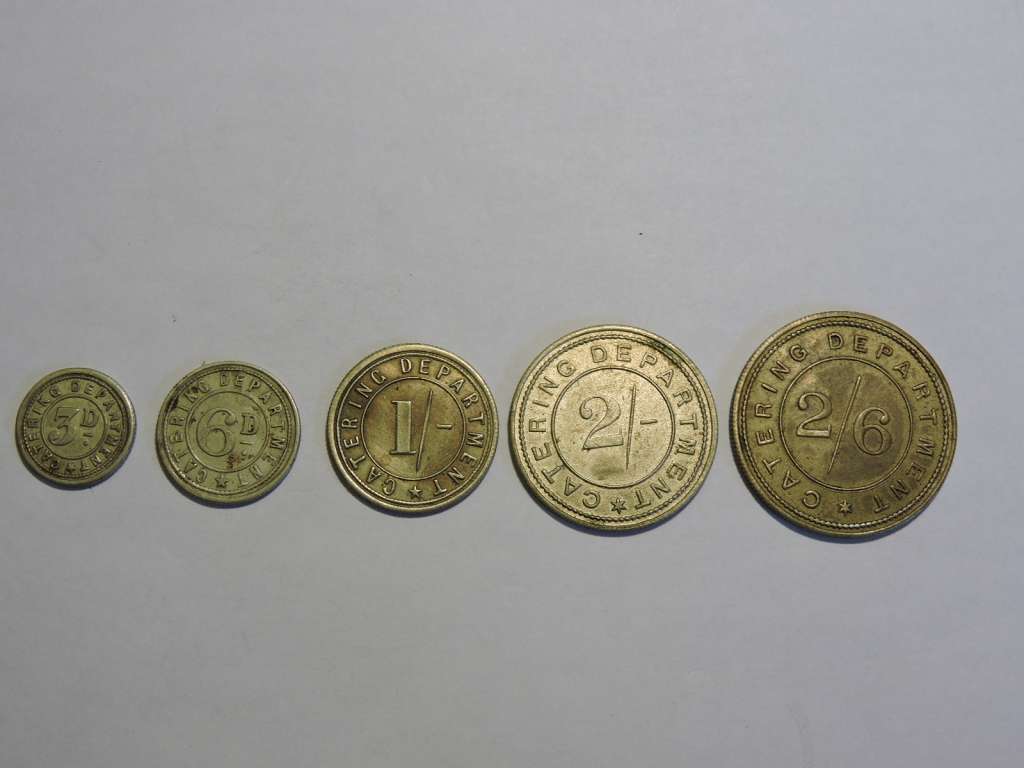 City of Cape Town Catering Department TOKEN like coin 3d - 2 1/2 shilling