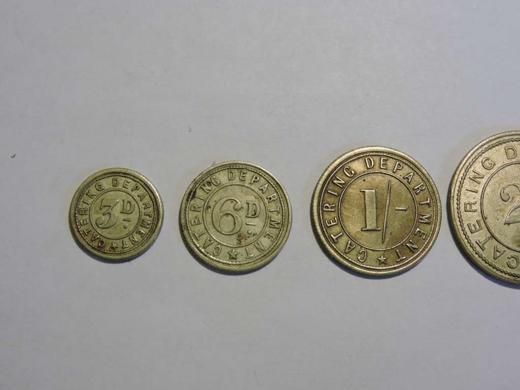 City of Cape Town Catering Department TOKEN like coin 3d - 2 1/2 shilling