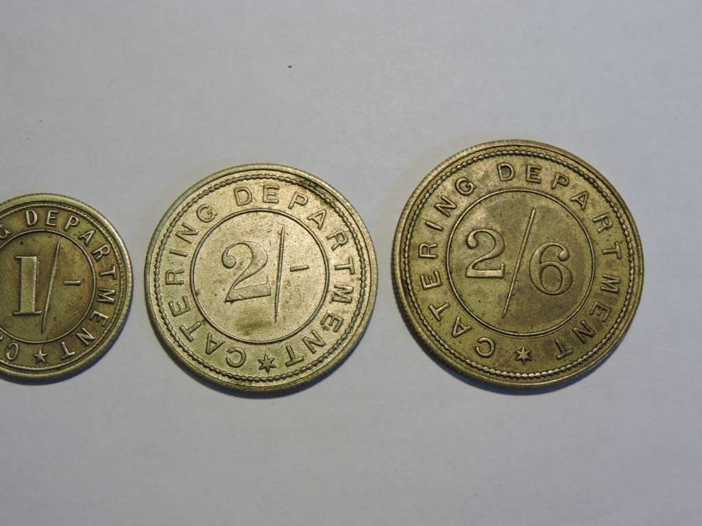 City of Cape Town Catering Department TOKEN like coin 3d - 2 1/2 shilling