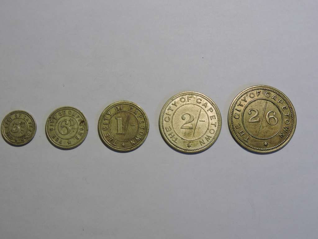 City of Cape Town Catering Department TOKEN like coin 3d - 2 1/2 shilling