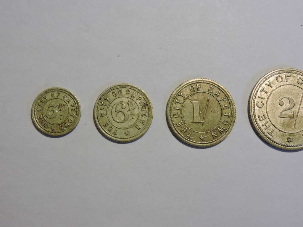 City of Cape Town Catering Department TOKEN like coin 3d - 2 1/2 shilling