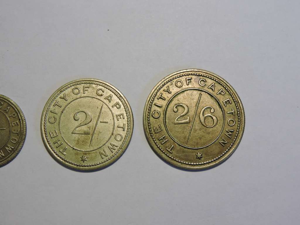 City of Cape Town Catering Department TOKEN like coin 3d - 2 1/2 shilling