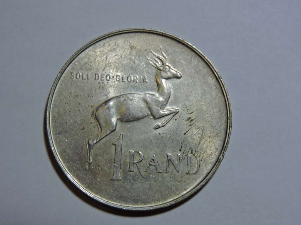 1967 R1 One Rand Silver Springbok MISSING PENIS
