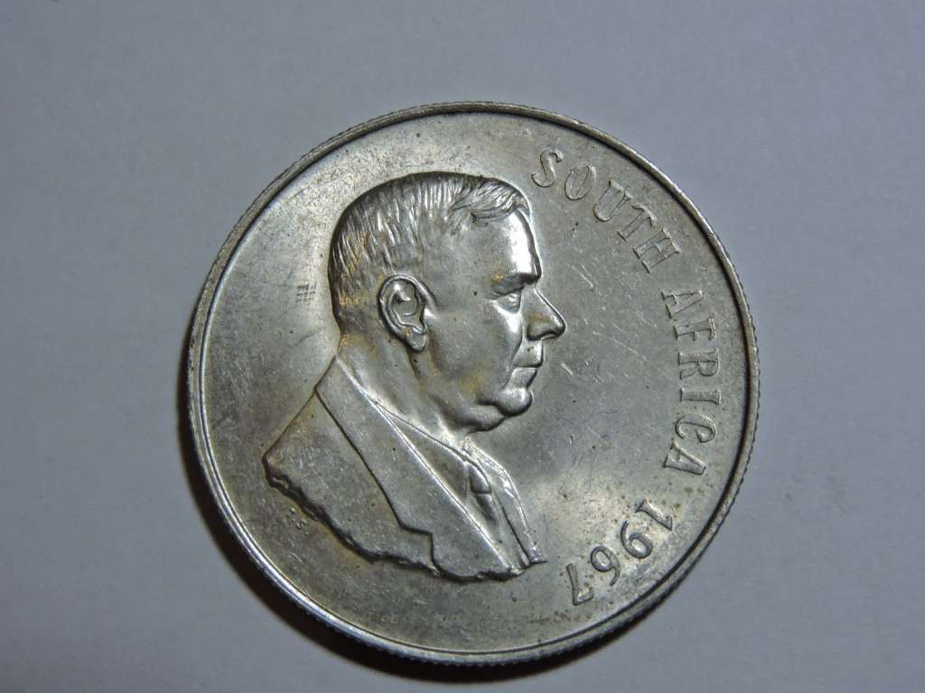 1967 R1 One Rand Silver Springbok MISSING PENIS