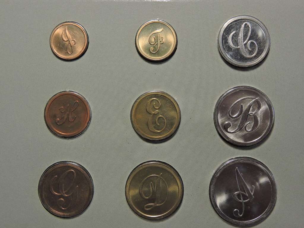 SA 1989 NEW COIN SERIES PATTERN PIECES by SAM ( South African Mint )
