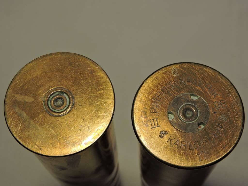 Military Cannon shells and heads like Pom Pom used during Boer War. x 2 Both deactivated