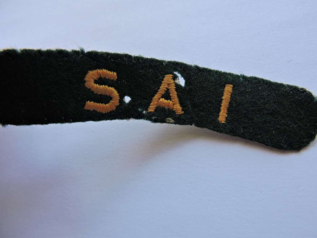 SADF 5 SAI cloth badge x 2