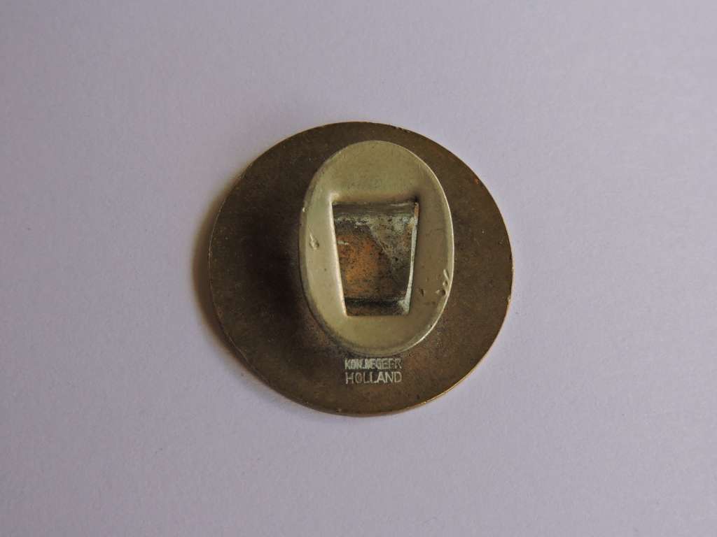 Voortrekker Eeufees 1838 - 1938 Brass Button Badge Like Military insignia