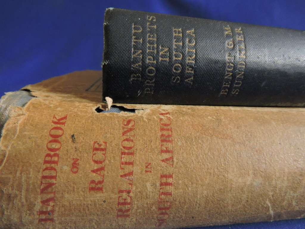 Race Relations & Bantu Prophets in South Africa   Africana Boeke Book