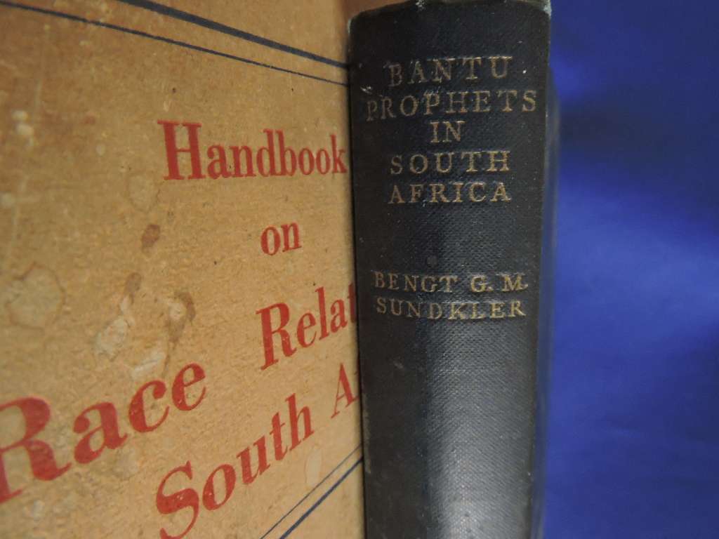 Race Relations & Bantu Prophets in South Africa   Africana Boeke Book