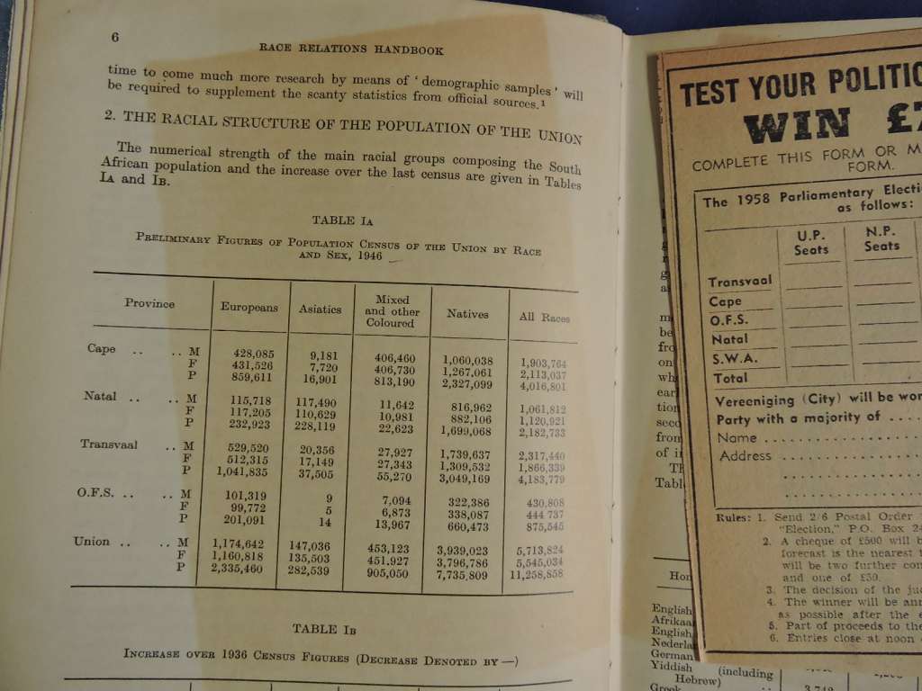 Race Relations & Bantu Prophets in South Africa   Africana Boeke Book